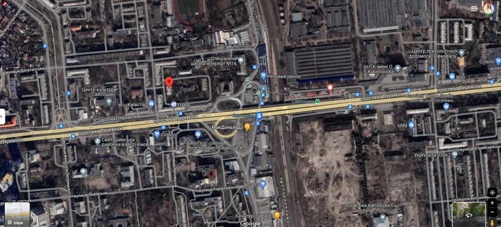 #1063 Квартира Orenda Day / Podobovo Metro Station Svyatoshin 1 зверху. 12 Фото - #1063 Квартира Orendas Day / Podobovo m.